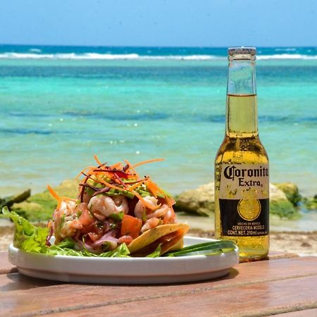Eco Cabanas Bluekay Mahahual Bagian luar foto
