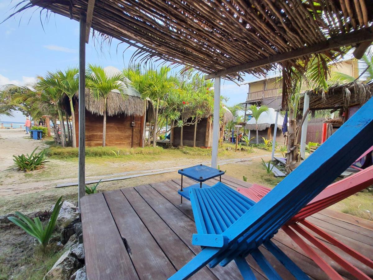 Eco Cabanas Bluekay Mahahual Bagian luar foto