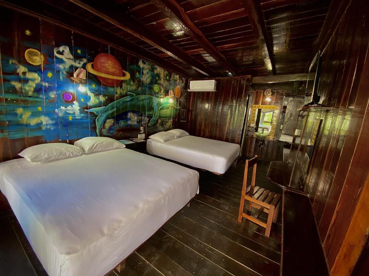 Eco Cabanas Bluekay Mahahual Bagian luar foto