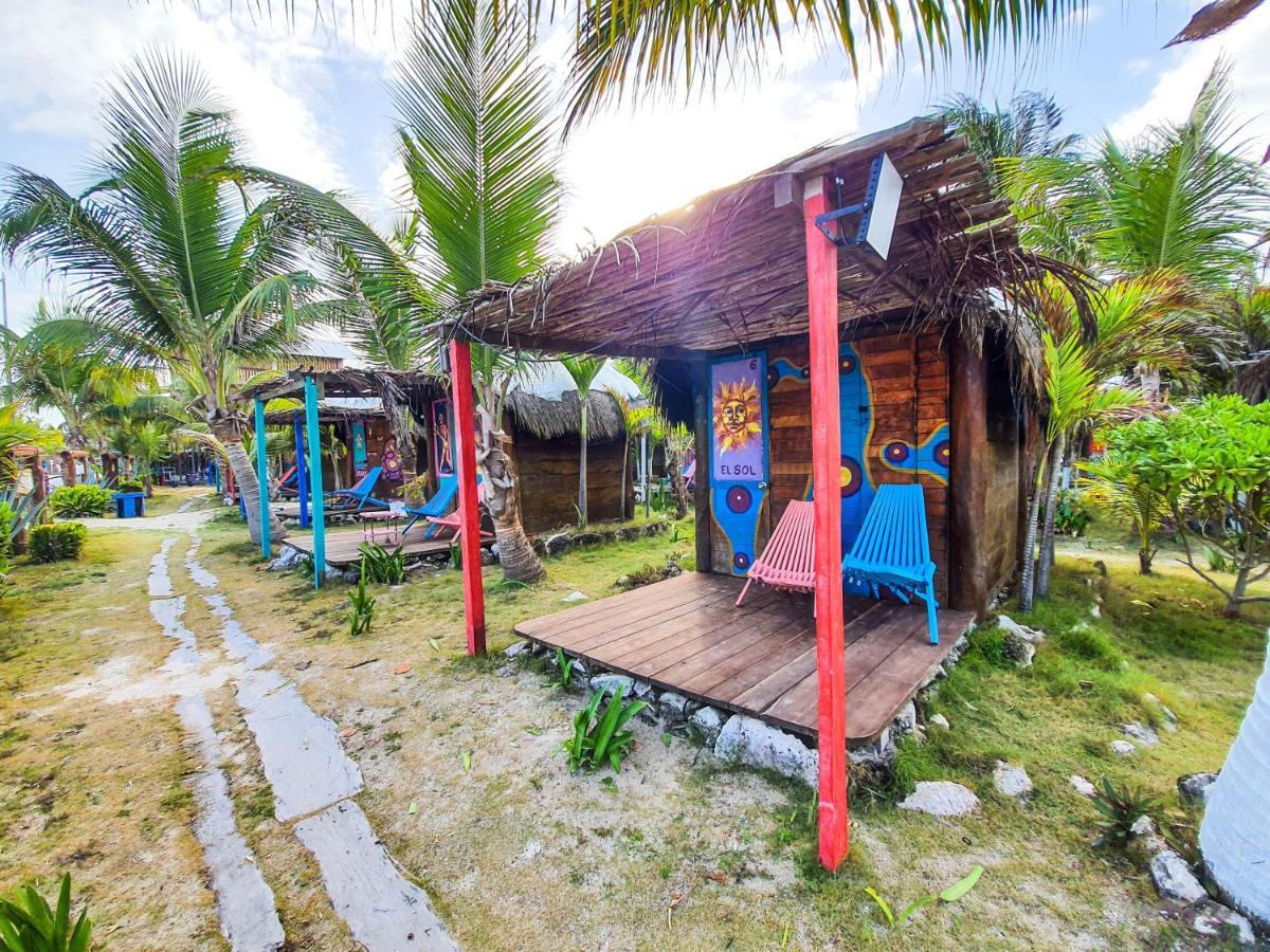 Eco Cabanas Bluekay Mahahual Bagian luar foto