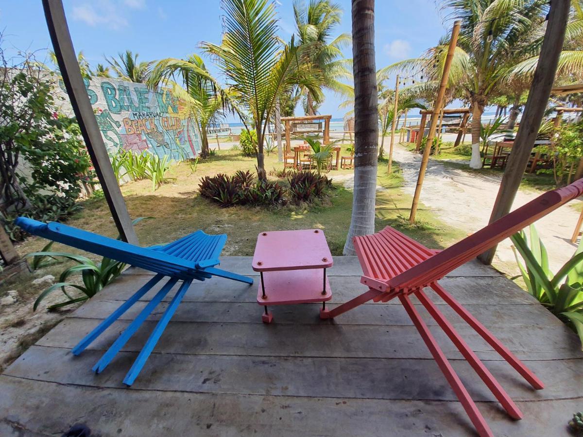 Eco Cabanas Bluekay Hotel Mahahual Bagian luar foto