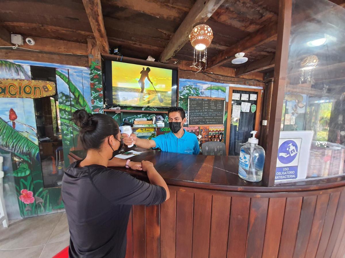 Eco Cabanas Bluekay Mahahual Bagian luar foto