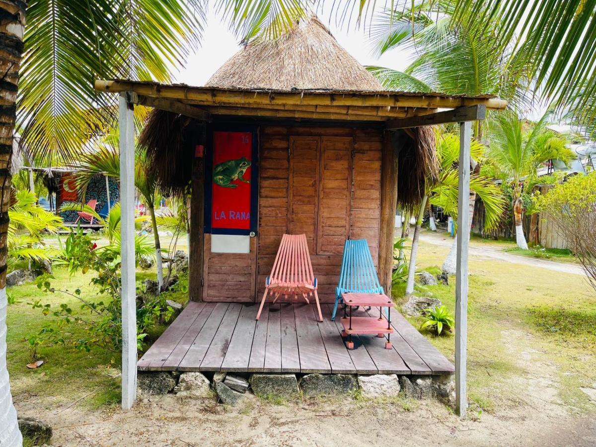 Eco Cabanas Bluekay Hotel Mahahual Bagian luar foto