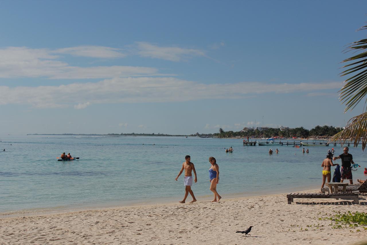 Eco Cabanas Bluekay Hotel Mahahual Bagian luar foto